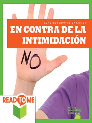 cover image of En contra de la intimidación